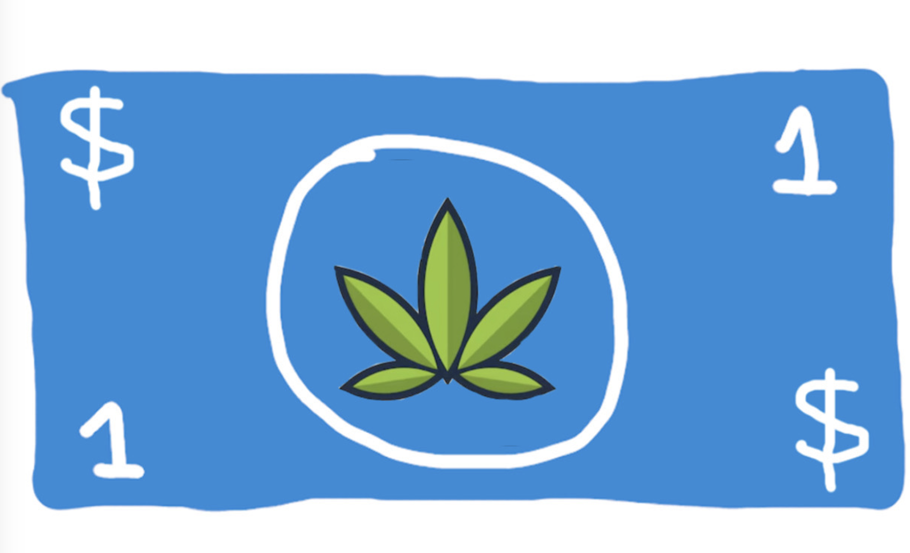 One Weed Dollar Bill